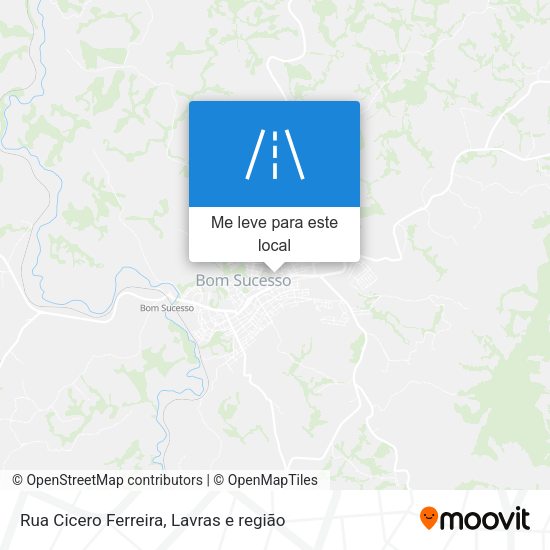 Rua Cicero Ferreira mapa