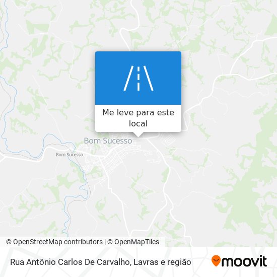 Rua Antônio Carlos De Carvalho mapa