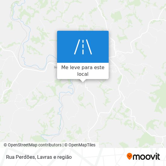 Rua Perdões mapa