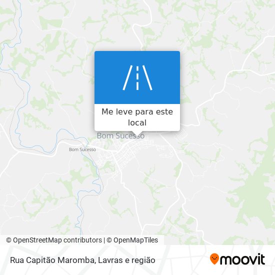 Rua Capitão Maromba mapa