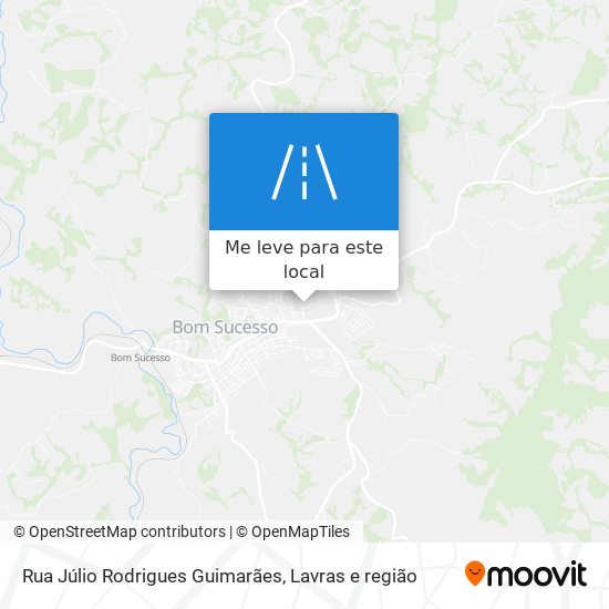 Rua Júlio Rodrigues Guimarães mapa