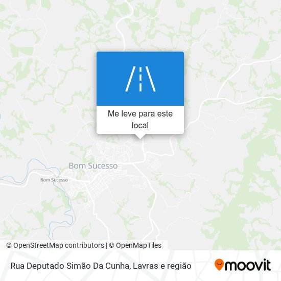 Rua Deputado Simão Da Cunha mapa