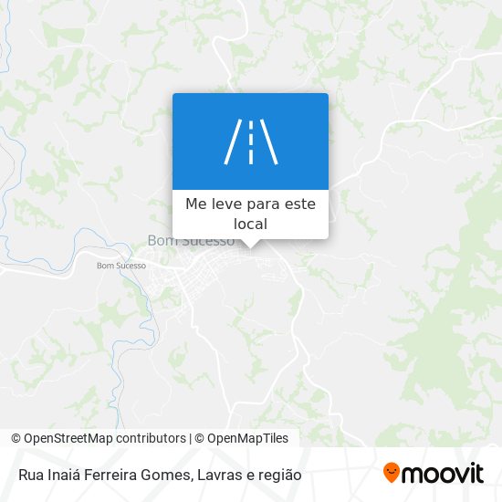 Rua Inaiá Ferreira Gomes mapa