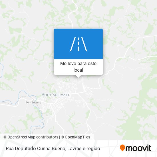 Rua Deputado Cunha Bueno mapa