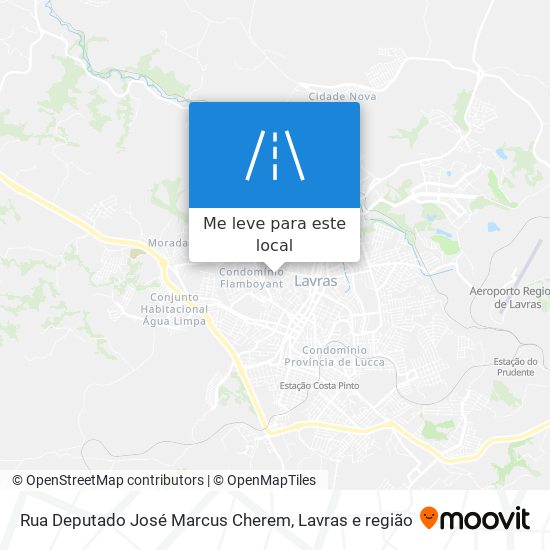 Rua Deputado José Marcus Cherem mapa