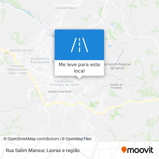 Rua Salim Mansur mapa