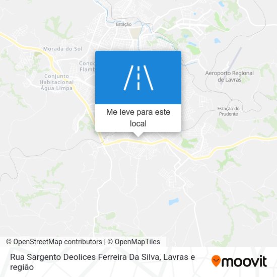 Rua Sargento Deolices Ferreira Da Silva mapa