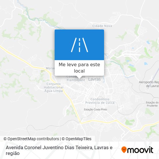 Avenida Coronel Juventino Dias Teixeira mapa