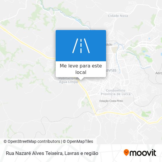 Rua Nazaré Alves Teixeira mapa