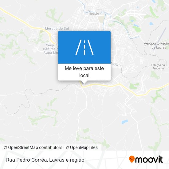 Rua Pedro Corrêa mapa