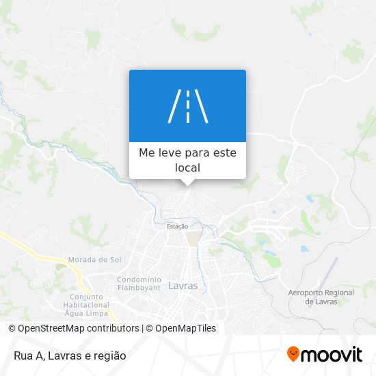 Rua A mapa