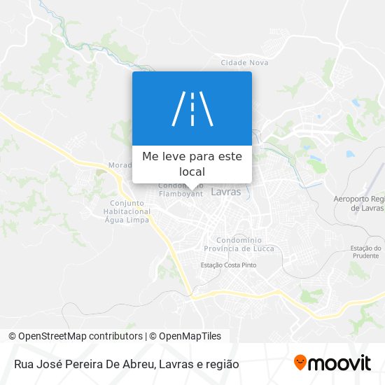 Rua José Pereira De Abreu mapa