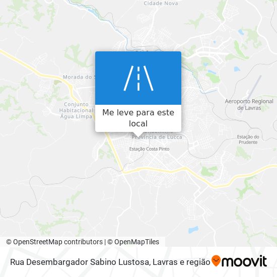 Rua Desembargador Sabino Lustosa mapa