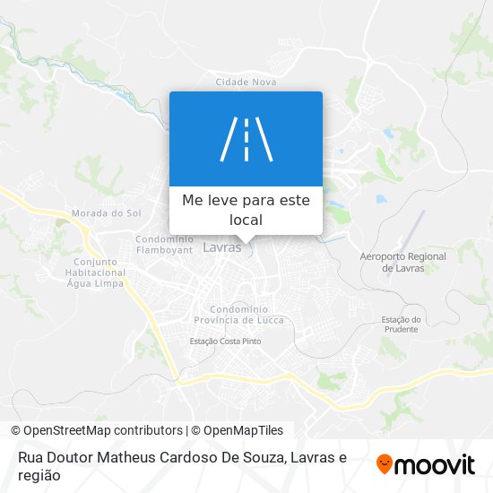 Rua Doutor Matheus Cardoso De Souza mapa