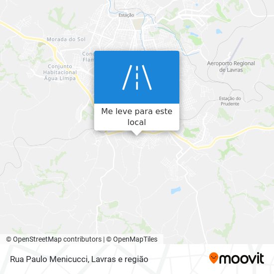 Rua Paulo Menicucci mapa