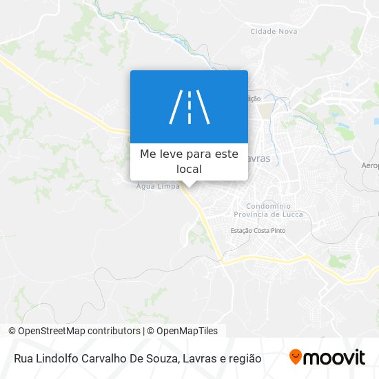 Rua Lindolfo Carvalho De Souza mapa