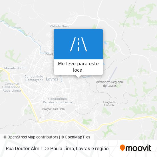 Rua Doutor Almir De Paula Lima mapa