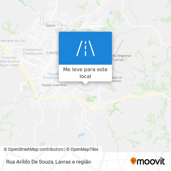 Rua Arildo De Souza mapa