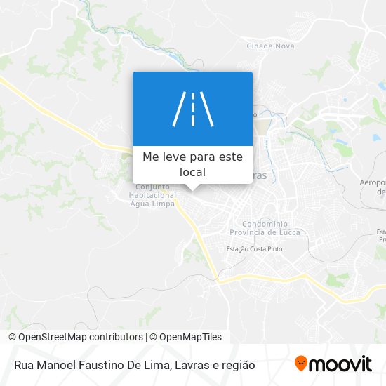 Rua Manoel Faustino De Lima mapa