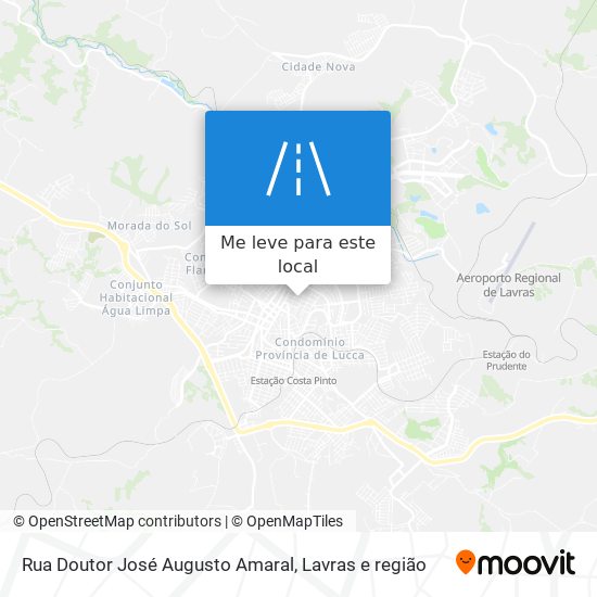 Rua Doutor José Augusto Amaral mapa