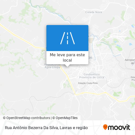 Rua Antônio Bezerra Da Silva mapa