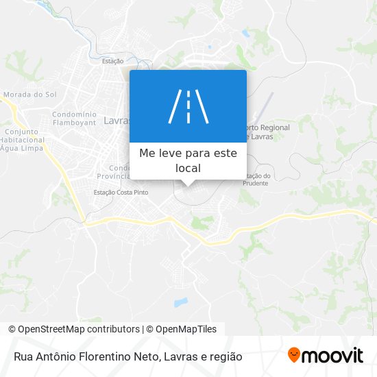 Rua Antônio Florentino Neto mapa