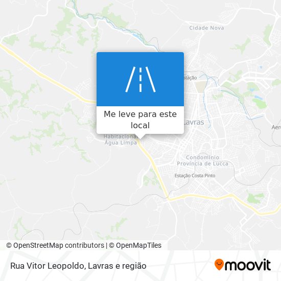 Rua Vitor Leopoldo mapa