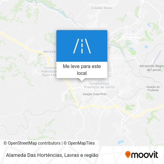 Alameda Das Hortências mapa