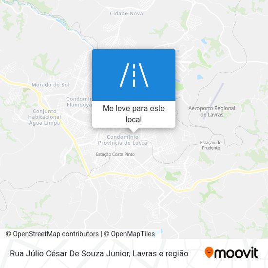 Rua Júlio César De Souza Junior mapa