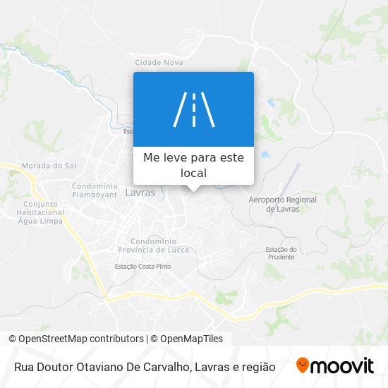 Rua Doutor Otaviano De Carvalho mapa