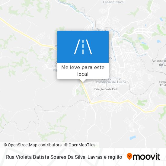 Rua Violeta Batista Soares Da Silva mapa