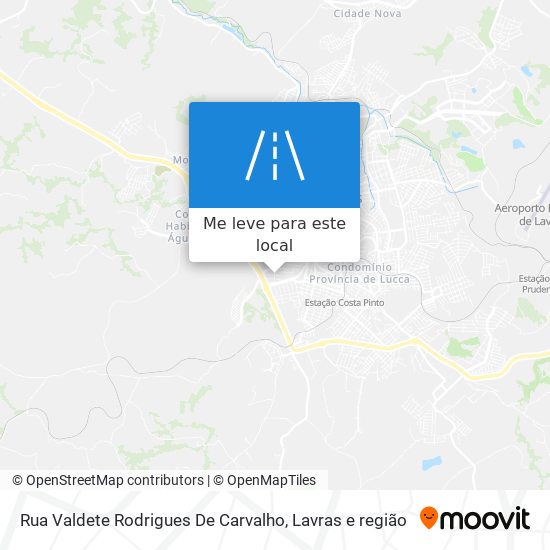 Rua Valdete Rodrigues De Carvalho mapa