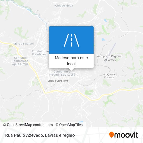 Rua Paulo Azevedo mapa
