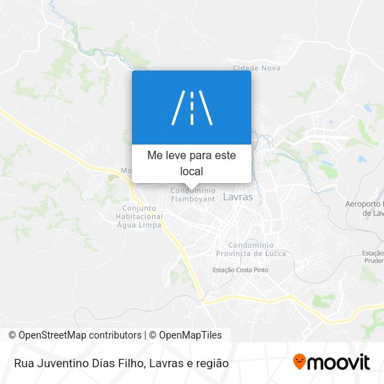 Rua Juventino Dias Filho mapa
