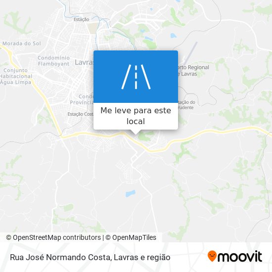 Rua José Normando Costa mapa