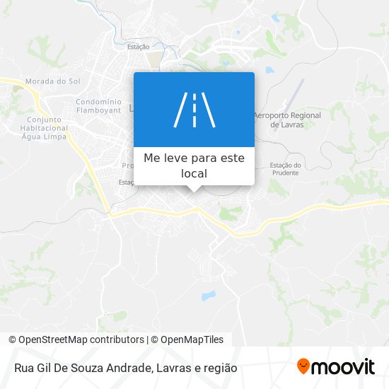 Rua Gil De Souza Andrade mapa