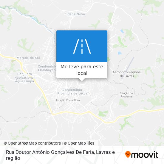 Rua Doutor Antônio Gonçalves De Faria mapa