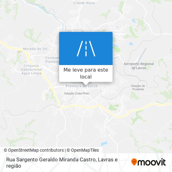 Rua Sargento Geraldo Miranda Castro mapa