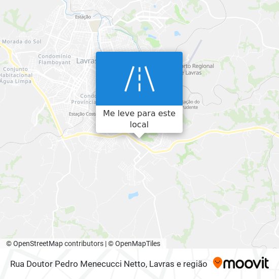 Rua Doutor Pedro Menecucci Netto mapa