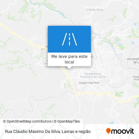 Rua Cláudio Máximo Da Silva mapa