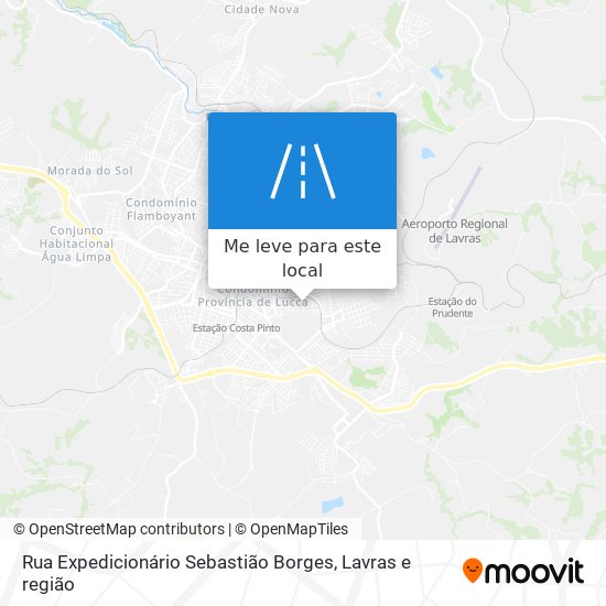 Rua Expedicionário Sebastião Borges mapa