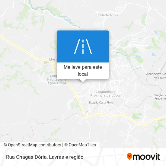 Rua Chagas Dória mapa