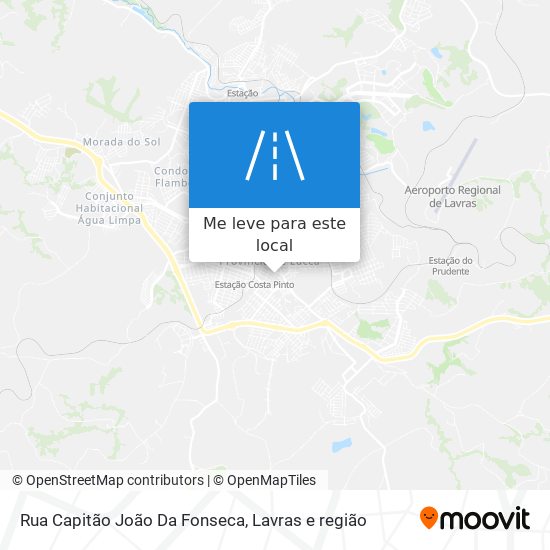 Rua Capitão João Da Fonseca mapa