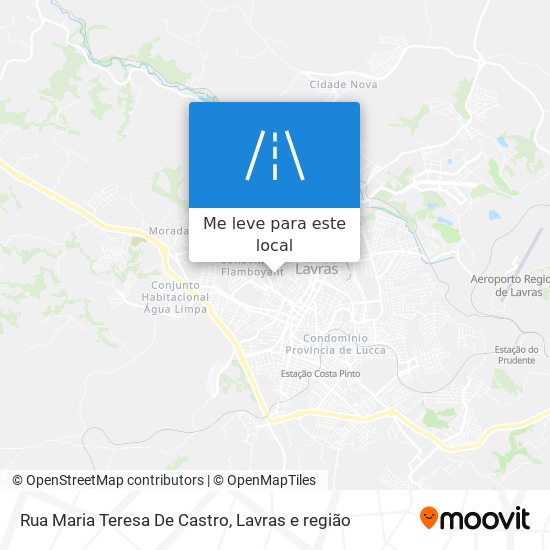 Rua Maria Teresa De Castro mapa