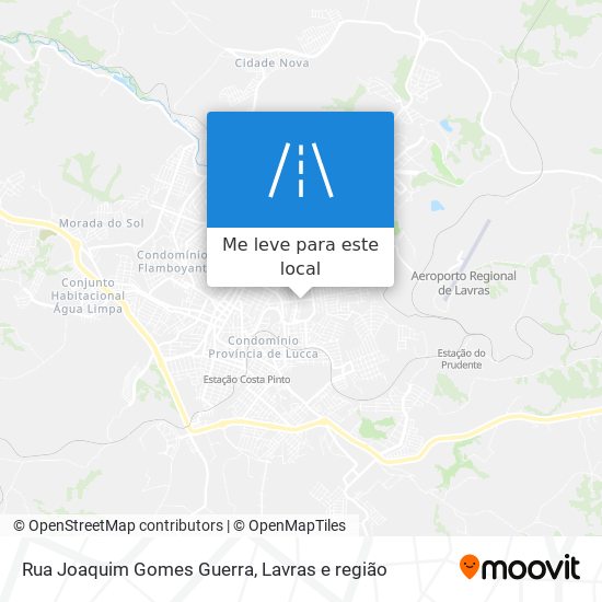 Rua Joaquim Gomes Guerra mapa