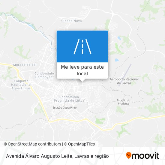 Avenida Álvaro Augusto Leite mapa