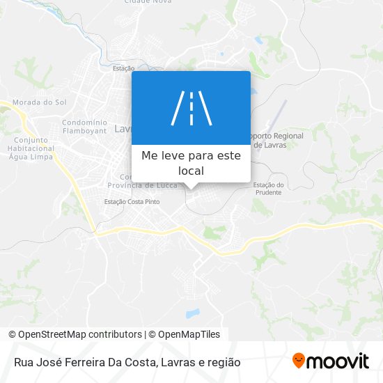 Rua José Ferreira Da Costa mapa