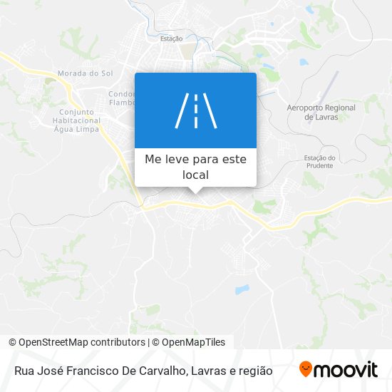 Rua José Francisco De Carvalho mapa