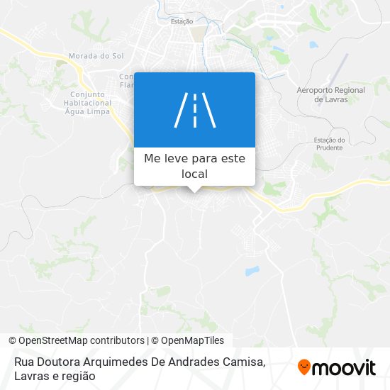 Rua Doutora Arquimedes De Andrades Camisa mapa