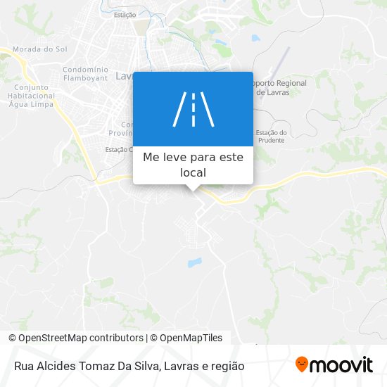 Rua Alcides Tomaz Da Silva mapa